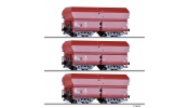 TILLIG 1790 Güterwagenset Braunkohlezug 3 der DR, bestehend aus drei Selbstentladewagen OOt 47, beladen mit Echtbraunkohle, Ep. III TILLIG 1790 Güterwagenset Braunkohlezug 3 der DR, bestehend aus drei Selbstentladewagen OOt 47, beladen mit Echtbraunkohle, Ep. III