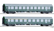 TILLIG 1798 Reisezugwagenset Interzonenzug 1 der DR, bestehend aus zwei Reisezugwagen Typ Y/B 70, Ep. IV TILLIG 1798 Reisezugwagenset Interzonenzug 1 der DR, bestehend aus zwei Reisezugwagen Typ Y/B 70, Ep. IV
