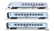 TILLIG 1802 Reisezugwagenset Metropolitan der DB AG, bestehend aus einem Steuerwagen und zwei Reisezugwagen, Ep. V TILLIG 1802 Reisezugwagenset Metropolitan der DB AG, bestehend aus einem Steuerwagen und zwei Reisezugwagen, Ep. V