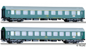 TILLIG 1803 Reisezugwagenset Vindobona 3 der ÈSD, bestehend aus zwei Reisezugwagen, Typ Y/B 70, Ep. IV TILLIG 1803 Reisezugwagenset Vindobona 3 der ÈSD, bestehend aus zwei Reisezugwagen, Typ Y/B 70, Ep. IV