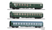 TILLIG 1806 Reisezugwagenset Interzonenzug 2 der DR, bestehend aus zwei Reisezugwagen Typ Y/B 70 und einem Reisezugwagen Typ Y, Ep. IV TILLIG 1806 Reisezugwagenset Interzonenzug 2 der DR, bestehend aus zwei Reisezugwagen Typ Y/B 70 und einem Reisezugwagen Typ Y, Ep. IV