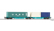 TILLIG 18078 Containertragwagen der TCDD TILLIG 18078 Containertragwagen der TCDD