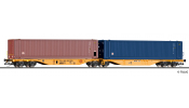 TILLIG 18079 Containertragwagen Sggmrss, WASCOSA, VI