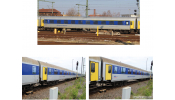 TILLIG 1809 Reisezugwagenset Mitteldeutsche Regiobahn, bestehend aus drei Reisezugwagen, Bauart Halberstadt (1 x 1./2. Klasse, 2 x 2. Klas TILLIG 1809 Reisezugwagenset Mitteldeutsche Regiobahn, bestehend aus drei Reisezugwagen, Bauart Halberstadt (1 x 1./2. Klasse, 2 x 2. Klas