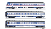 TILLIG 1811 Reisezugwagenset der TRI Train Rental International GbR, bestehend aus einem Steuerwagen und zwei Reisezugwagen, Ep. VI TILLIG 1811 Reisezugwagenset der TRI Train Rental International GbR, bestehend aus einem Steuerwagen und zwei Reisezugwagen, Ep. VI