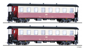 TILLIG 3982 Personenwagenset der HSB, bestehend aus zwei Personenwagen KB, Ep. V/VI