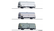 TILLIG 70052 Güterwagenset INTERFRIGO, DR, DB und MAV, bestehend aus drei Kühlwagen, IV