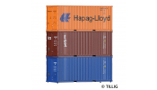 TILLIG 7706 Container-Set mit drei 20-Containern