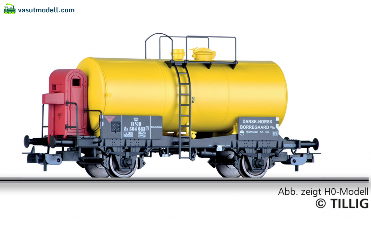 TILLIG 95364 Kesselwagen Ze Dansk-Norsk Borregaard, eingestellt bei der DSB TILLIG 95364 Kesselwagen Ze Dansk-Norsk Borregaard, eingestellt bei der DSB