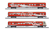 TRIX 15708 Személykocsi (3 db), Coca-Cola, S-Bahn DB, V