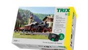TRIX 21528 Digitális kezdőkészlet: Gőzmozdony + tehervonat (Mobile Station vezérlővel)