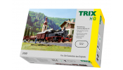 TRIX 21530 Analóg kezdőkészlet: BR 74 gőzmozdony + tehervonat, DB, III