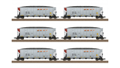 TRIX 24911 Hopper Car Set BNSF