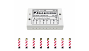 VIESSMANN 5040 Futófény effekt vezérlőmodul, 8 db közlekedési figyelmeztető táblával