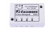 VIESSMANN 5042 Villogófény effekt vezérlőmodul, 4 db kimenettel