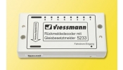 VIESSMANN 5233 Visszajelző dekóder, pályaszakasz foglaltságjelzővel (s88)
