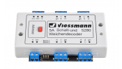 VIESSMANN 5280 Kapcsoló és váltódekóder, multiprotokoll (DCC + Motorola)
