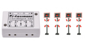 VIESSMANN 5835 Andráskereszt, villogtató elektronikával (4 db)