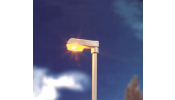 VIESSMANN 6093 Modern utcai lámpa, 100 mm (LED, sárga)