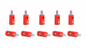 VIESSMANN 6871 Banándugó, piros (10 db)
