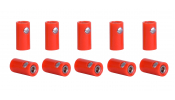 VIESSMANN 6880 Banándugó-hüvely, piros (10 db)