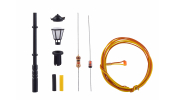 VIESSMANN 6920 Parklámpa, építőkészlet - fehér LED