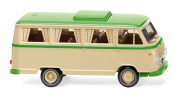 WIKING 27044 Borgward Campingbus B611 - elfenbeinbeige/gelbgrün - ivory beige/yellow green - beige ivoire/jaune-vert