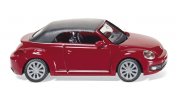 WIKING 2849 VW The Beetle Cabrio - closed - tornado red