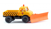 WIKING 37110 Unimog U 406 mit Schneepflug PTT