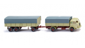 WIKING 41702 Pritschenhängerzug (Henschel)