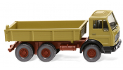 WIKING 42406 Flachpritschenkipper (MB NG) - currygelb - Flatbed tipper - curry yellow - Camion-plateau basculant - jaune curry