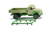WIKING 42496 Pritschenkipper (Magirus) - hellgrün - flatbed tipper - light green - camion plateau basculante WIKING 42496 Pritschenkipper (Magirus) - hellgrün - flatbed tipper - light green - camion plateau basculante