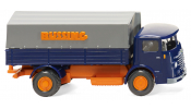 WIKING 47601 Pritschen-Lkw (Büssing 4.500) - blau-orange - flatbed lorry blue-orange - camion-plateau bleu-orange