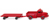 WIKING 49202  Schwerlastzug (Magirus S 3500) Rosenkranz - heavy duty truck with trailer 
 - camion poids lourds avec remorque 