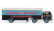 WIKING 51324 Koffersattelzug (MB Pullman) Freyaldenhoven - Box semi-trailer - Semi-remorque