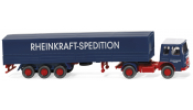 WIKING 51701 Pritschensattelzug (MAN) Rheinkraft-Spedition - flatbed tractor-trailer- semi-remorque plateau