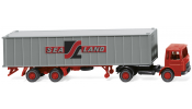 WIKING 52304 Containersattelzug (MAN) Sealand - container semi-trailer - semi-remorque conteneurs
