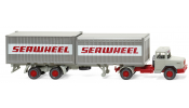 WIKING 52402 Containersattelzug (Magirus Deutz) Seawheel - container semi-truck- semi-remorque conteneurs