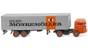 WIKING 54201 Koffersattelzug (MB 1620) Mönkemöller - box semi-trailer - semi-remorque