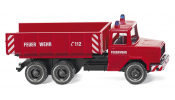 WIKING 62402 Feuerwehr - Schuttwagen (Magirus Deutz) - fire service - pompiersdumper truck - benne basculante