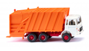 WIKING 63805 Pressmüllwagen (MAN) - weiß/kommunalorange