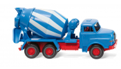 WIKING 68208 Betonmischer (MAN) - blau/weiß - Concrete mixer - blue/white - Camion toupie - bleu/blanc