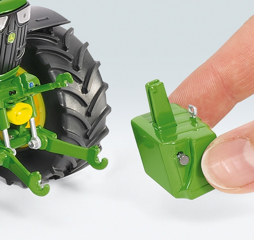WIKING 77344 1:32 John Deere 6125R mit Frontlader - with front 
