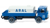 WIKING 80899 Lkw mit Öltank (MAN) ARAL - truck with oil tank - camion avec citerne