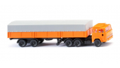 WIKING 95611 Pritschensattelzug (Magirus) - orange