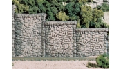 WOODLAND Scenics C1261 HO Random Stone Retaining Wall (x3)