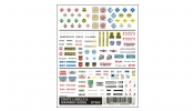 WOODLAND Scenics DT560 Crate Labels & Warning Signs