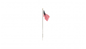 WOODLAND Scenics JP5951 Medium Flag Pole US