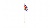 WOODLAND Scenics JP5959 Medium Flag Pole Union Jack