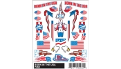 WOODLAND Scenics P462 Born in the USA Stick-On Decals
